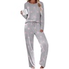 image:imageEkouaer Womens Pajama Sets 2 Piece Sleepwear Soft Pajamas Long Sleeve Pjs Comfy Loungewear SXXLPink Star
