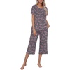 0-grey With Floral Print