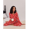 image:imageEkouaer 2 Pack Womens Pajama Sets Long Sleeve Pjs Lounge Set Soft Comfy Sleepwear Winter LoungewearAchristmas SnowmanChristmas Snowflakes