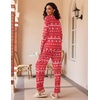 image:imageEkouaer 2 Pack Womens Pajama Sets Long Sleeve Pjs Lounge Set Soft Comfy Sleepwear Winter LoungewearAchristmas SnowmanChristmas Snowflakes