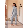 image:imageEkouaer 2 Pack Womens Pajama Sets Long Sleeve Pjs Lounge Set Soft Comfy Sleepwear Winter LoungewearCoffee  Star Print