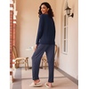 image:imageEkouaer 2 Pack Womens Pajama Sets Long Sleeve Pjs Lounge Set Soft Comfy Sleepwear Winter LoungewearGray PlaidNavy Dots