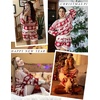 image:imageEkouaer Knit Pajamas Set for Women Lounge Wear Sets Long Sleeve Sweatsuit Matching 2 Piece Outfits Casual Sweater Sets SXXLChristmas White