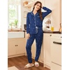 image:imageEkouaer Pajamas Set Long Sleeve Sleepwear Womens Button Down Nightwear Soft Pj Loungewear with PocketsStar