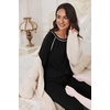 image:imageEkouaer Pajamas Set for Women Soft Comfy Pjs Sets Long Sleeve Sleepwear Loungewear SXXLBlack