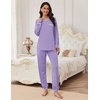 image:imageEkouaer Pajamas Set for Women Soft Comfy Pjs Sets Long Sleeve Sleepwear Loungewear SXXLLilac