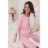 image:imageEkouaer Pajamas Set for Women Soft Comfy Pjs Sets Long Sleeve Sleepwear Loungewear SXXLMoon Teddy