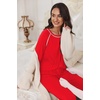 image:imageEkouaer Pajamas Set for Women Soft Comfy Pjs Sets Long Sleeve Sleepwear Loungewear SXXLRed