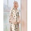 image:imageEkouaer Pajamas Womens Long Sleeve Sleepwear Soft Button Down Loungewear Pjs Lounge Set Nightwear XSXXLApricot Butterfly