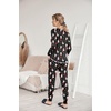 image:imageEkouaer Pajamas Womens Long Sleeve Sleepwear with Long Pants Soft Loungewear Pj Set SXXLBlack With Santa Claus