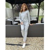 image:imageEkouaer Pajamas Womens Long Sleeve Sleepwear with Long Pants Soft Loungewear Pj Set SXXLLight Grey