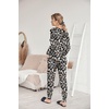 image:imageEkouaer Pajamas Womens Long Sleeve Sleepwear with Long Pants Soft Loungewear Pj Set SXXLWhite Leopard