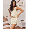 image:imageEkouaer Womens Pajama Sets Cami Shorts Set Viscose from Bamboo Tank Top and Shorts 2 Piece Soft Sleeveless Lounge SetApricot Teddy