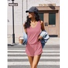image:imageEkouaer Womens Pajama Sets Cami Shorts Set Viscose from Bamboo Tank Top and Shorts 2 Piece Soft Sleeveless Lounge SetDusty Rose