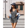 image:imageEkouaer Womens Pajama Sets Cami Shorts Set Viscose from Bamboo Tank Top and Shorts 2 Piece Soft Sleeveless Lounge SetGrey
