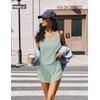 image:imageEkouaer Womens Pajama Sets Cami Shorts Set Viscose from Bamboo Tank Top and Shorts 2 Piece Soft Sleeveless Lounge SetLight Green