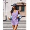 image:imageEkouaer Womens Pajama Sets Cami Shorts Set Viscose from Bamboo Tank Top and Shorts 2 Piece Soft Sleeveless Lounge SetLight Purple