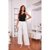 image:imageEkouaer Womens Pajama Sets Soft Cami Shorts Set 4 Piece Lingerie Sleepwear V Neck Pj Lace NightwearBlack  White