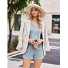image:imageEkouaer Womens Ribbed Knit Lounge Set Short Sleeve Top and Shorts Sleepwear Pajama Set Two Piece Shorts Outfits SetBlue