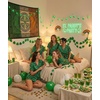 image:imageEkouaer Womens Silk Satin Pajama Set Print Short Sleeve Sleepwear Button Down Pjs Shorts Set LoungewearTiger