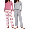 Tie Dye Pink/Light Gray