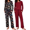 Wine Red/Black Flower