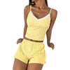 Yellow White Plaid