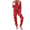 Christmas Red With Snowflakes