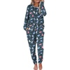 image:imageEkouaer Pajamas Womens Long Sleeve Sleepwear with Long Pants Soft Loungewear Pj Set SXXLNavy Cats