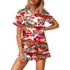 Red-santa Claus on Vacation
