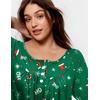 image:imageEkouaer Pajamas for Women Set Long Sleeve Sleepwear Top amp Pants Pjs Comfy 2 Piece Lounge Set with Pockets SXXLChristmas Green