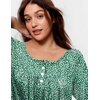 image:imageEkouaer Pajamas for Women Set Long Sleeve Sleepwear Top amp Pants Pjs Comfy 2 Piece Lounge Set with Pockets SXXLGreen Pot
