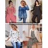 image:imageEkouaer Pajamas for Women Set Long Sleeve Sleepwear Top amp Pants Pjs Comfy 2 Piece Lounge Set with Pockets SXXLLeopard