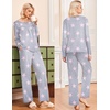 image:imageEkouaer Pajamas for Women Set Long Sleeve Sleepwear Top amp Pants Pjs Comfy 2 Piece Lounge Set with Pockets SXXLPink Stars