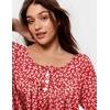 image:imageEkouaer Pajamas for Women Set Long Sleeve Sleepwear Top amp Pants Pjs Comfy 2 Piece Lounge Set with Pockets SXXLRed Floral