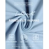 image:imageEkouaer Ribbed Knit Lounge Sets Summer Short Sleeve Pajama Set Soft Pj Sets Ruffle Pjs Loungewear with Pockets SXXLLight Blue1
