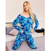 image:imageEkouaer Womens Pajama Sets 2 Piece Lounge Set Fall Winter Pajamas Long Sleeve Pjs Top and Pants Soft Pj Sets Loose SleepwearArt Flowers
