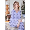 image:imageEkouaer Womens Pajama Sets 2 Piece Lounge Set Fall Winter Pajamas Long Sleeve Pjs Top and Pants Soft Pj Sets Loose SleepwearBlue Butterfly