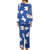 image:imageEkouaer Womens Pajama Sets 2 Piece Lounge Set Fall Winter Pajamas Long Sleeve Pjs Top and Pants Soft Pj Sets Loose SleepwearChristmas Polar Bearroyal Blue