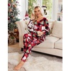 image:imageEkouaer Womens Pajama Sets 2 Piece Lounge Set Fall Winter Pajamas Long Sleeve Pjs Top and Pants Soft Pj Sets Loose SleepwearChristmas Snowman