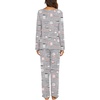 image:imageEkouaer Womens Pajama Sets 2 Piece Lounge Set Fall Winter Pajamas Long Sleeve Pjs Top and Pants Soft Pj Sets Loose SleepwearGray Coffee Cups