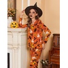 image:imageEkouaer Womens Pajama Sets 2 Piece Lounge Set Fall Winter Pajamas Long Sleeve Pjs Top and Pants Soft Pj Sets Loose SleepwearHalloween Pattern