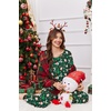 image:imageEkouaer Womens Pajamas Set Long Sleeve Loungewear Soft Lounge Set Joggers with PocketsGreen Christmas