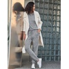image:imageEkouaer Womens Pajamas Set Long Sleeve Loungewear Soft Lounge Set Joggers with PocketsLight Grey