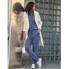 image:imageEkouaer Womens Pajamas Set Long Sleeve Loungewear Soft Lounge Set Joggers with PocketsNavy Blue