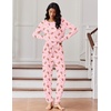 image:imageEkouaer Womens Pajamas Set Long Sleeve Loungewear Soft Lounge Set Joggers with PocketsPink Doll