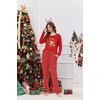 image:imageEkouaer Womens Pajamas Set Long Sleeve Loungewear Soft Lounge Set Joggers with PocketsRed Chirstmas Teddy