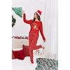 image:imageEkouaer Womens Pajamas Set Long Sleeve Loungewear Soft Lounge Set Joggers with PocketsRed Chirstmas Teddy