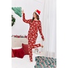 image:imageEkouaer Womens Pajamas Set Long Sleeve Loungewear Soft Lounge Set Joggers with PocketsRed Christmas Pattern
