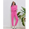 image:imageEkouaer Womens Pajamas Set Long Sleeve Loungewear Soft Lounge Set Joggers with PocketsRose Leopard